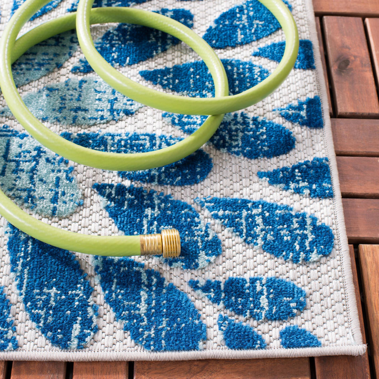 Safavieh Cabana Cbn832F Grey/Blue Rug - Safavieh - cbn832f - 3