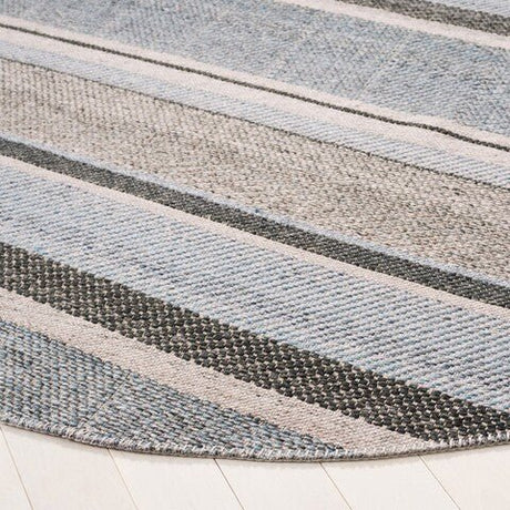 Safavieh Cabo Cab370Z Black/Light Blue Rug - Safavieh - cab370z - 7r
