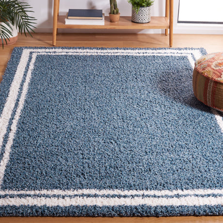 Safavieh Calico Shag Clc100M Blue/Ivory Rug - Safavieh - clc100m - 4