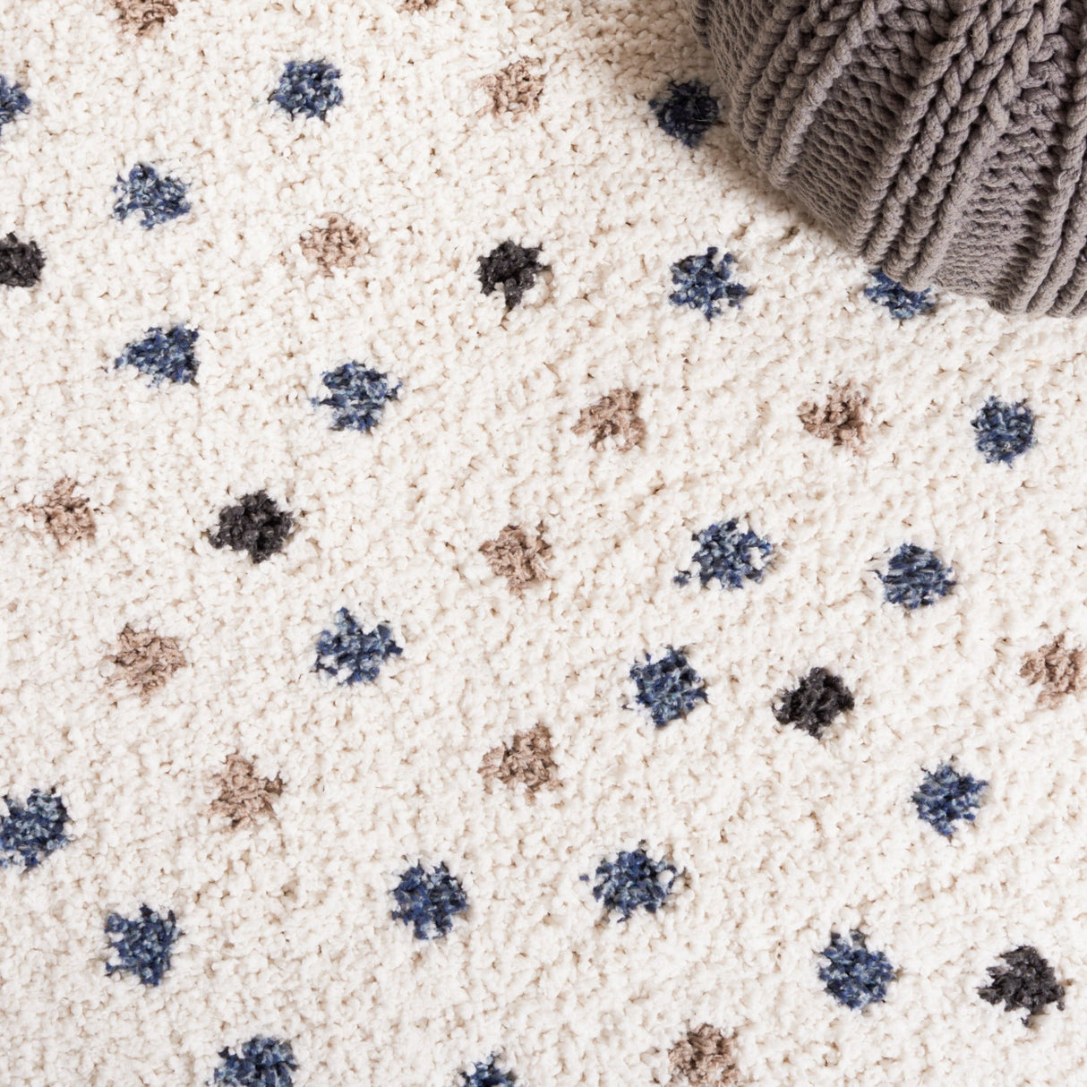 Safavieh Calico Shag Clc102A Ivory/Taupe Rug - Safavieh - clc102a - 28