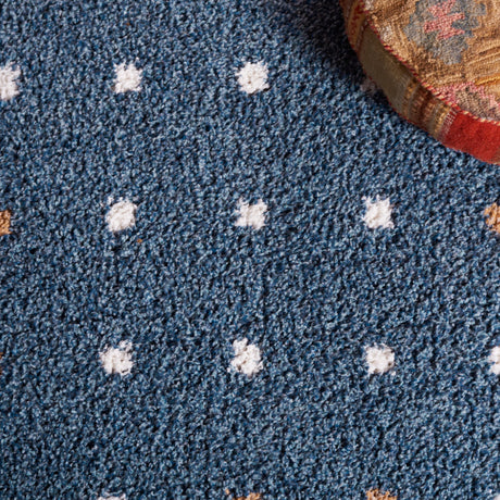 Safavieh Calico Shag Clc102M Blue/Ivory Rug - Safavieh - clc102m - 28