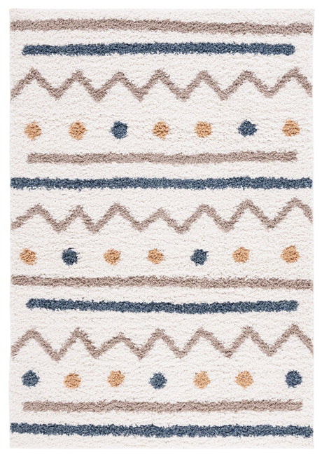 Safavieh Calico Shag Clc106A Ivory/Taupe Rug - Safavieh - clc106a - 4