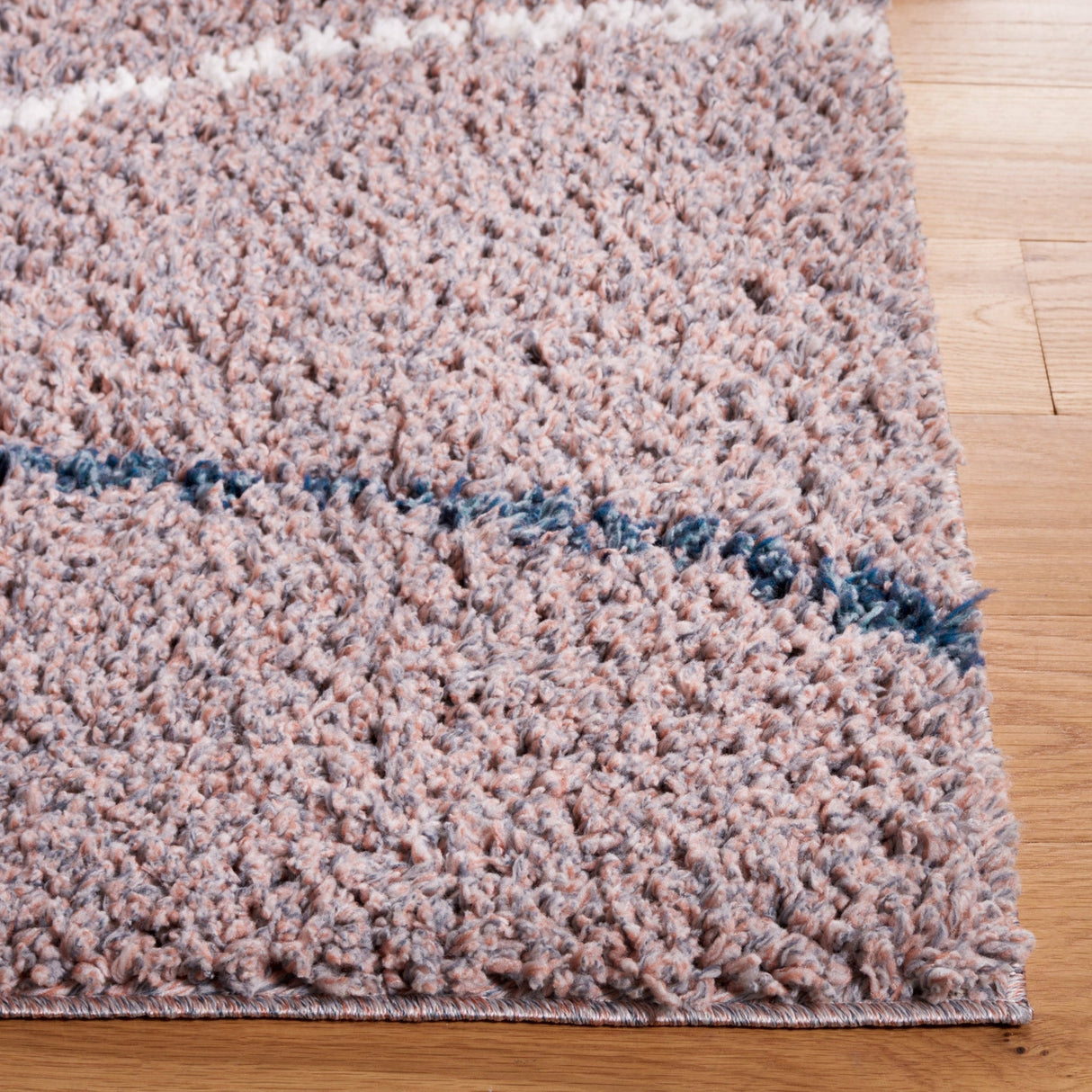 Safavieh Calico Shag Clc108E Taupe/Blue Rug - Safavieh - clc108e - 28