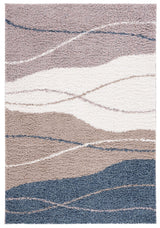 Safavieh Calico Shag Clc108E Taupe/Blue Rug - Safavieh - clc108e - 4