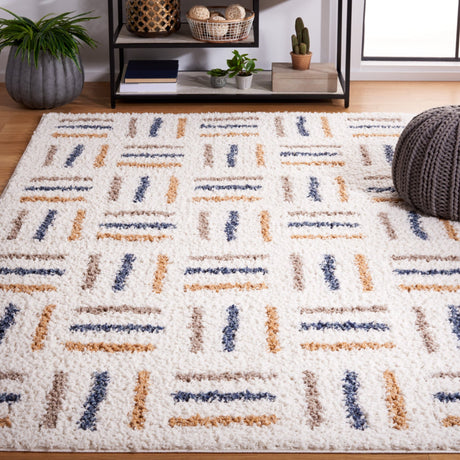 Safavieh Calico Shag Clc112A Ivory/Gold Rug - Safavieh - clc112a - 4