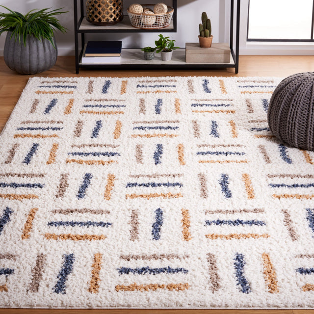 Safavieh Calico Shag Clc112A Ivory/Gold Rug - Safavieh - clc112a - 4