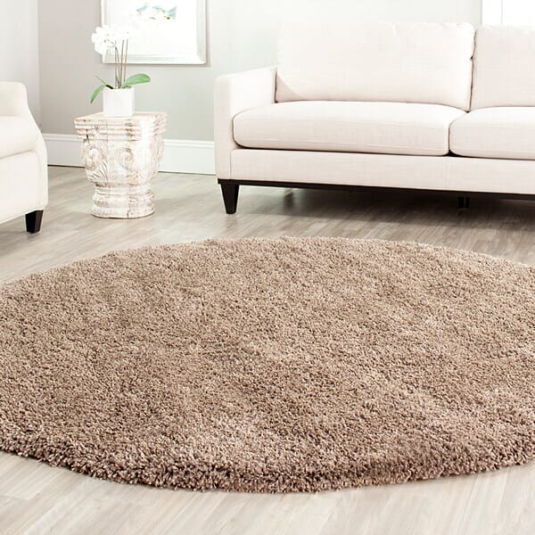 Safavieh California Shag Sg151 - 2424 Taupe Rugs - Safavieh - sg151 - 2424 - 4sq