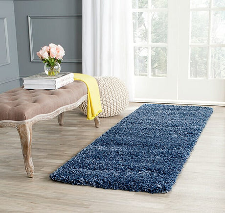 Safavieh California Shag Sg151 - 7070 Navy Rugs - Safavieh - sg151 - 7070 - 4r