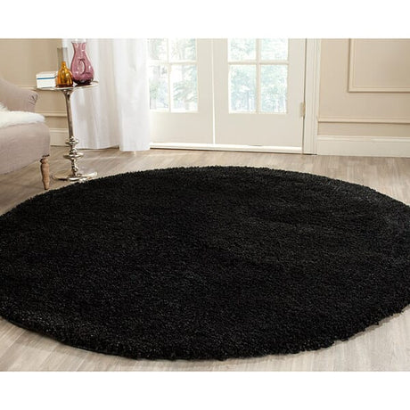 Safavieh California Shag Sg151 - 9090 Black Rugs - Safavieh - sg151 - 9090 - 7sq