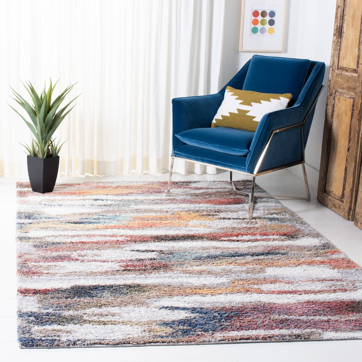 Safavieh Calista Cal108A Ivory/Rust Rugs - Safavieh - cal108a - 4