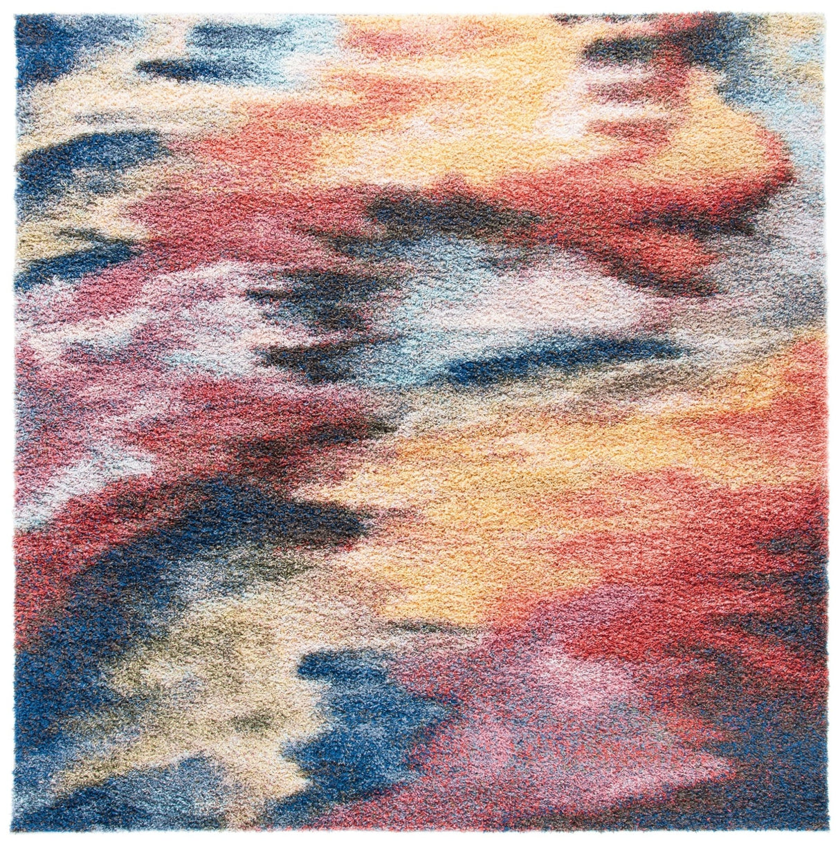Safavieh Calista Cal114Q Red/Blue Rugs - Safavieh - cal114q - 7sq
