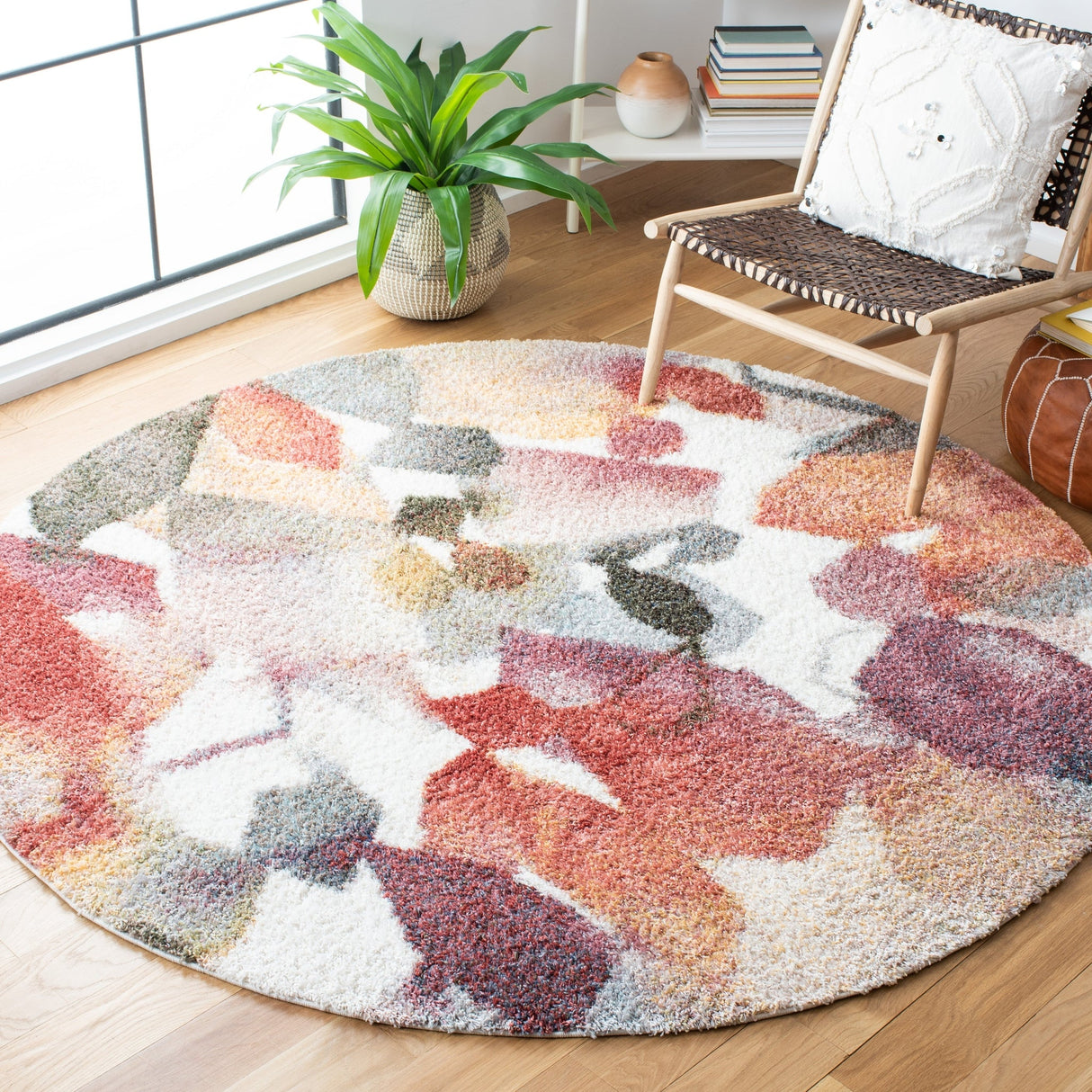Safavieh Calista Cal120P Rust/Gold Rugs - Safavieh - cal120p - 7r