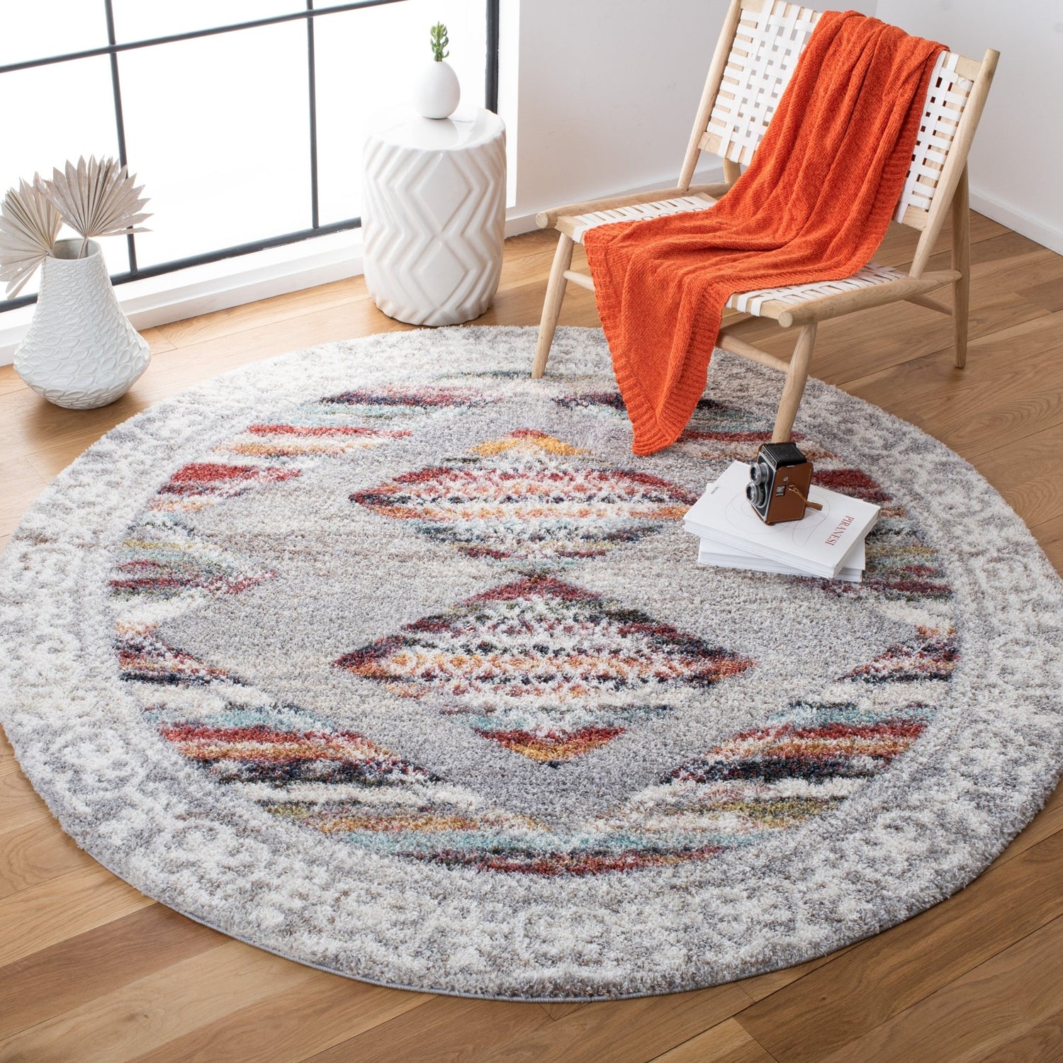 Safavieh Calista Cal136F Grey/Ivory Rugs - Safavieh - cal136f - 7r