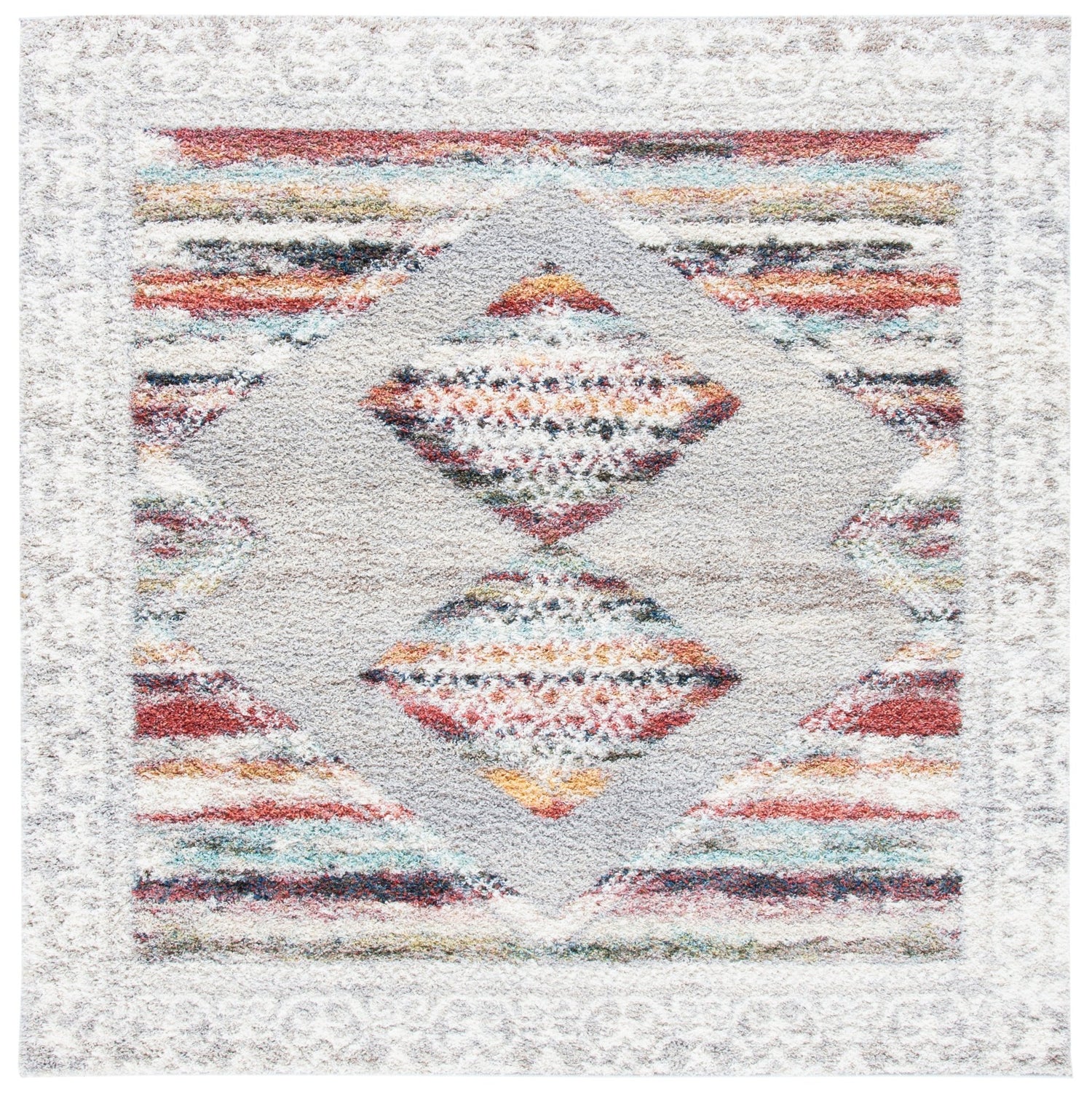 Safavieh Calista Cal136F Grey/Ivory Rugs - Safavieh - cal136f - 7sq