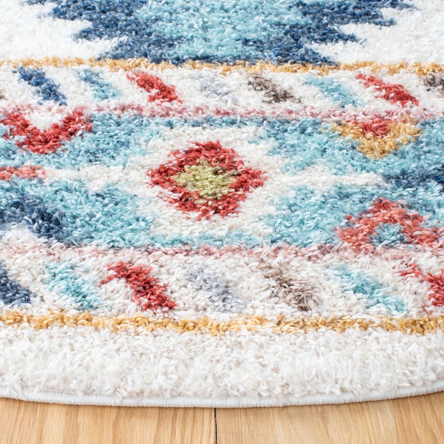 Safavieh Calista Cal142A Ivory/Blue Rugs - Safavieh - cal142a - 7r