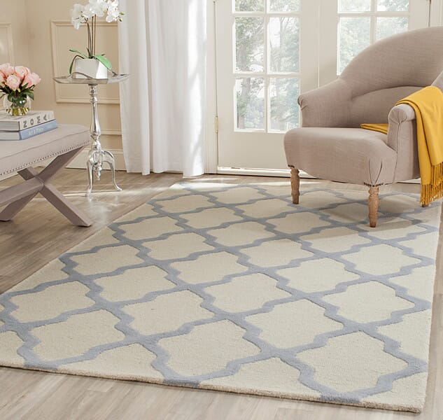 Safavieh Cambridge Cam121F Ivory / Light Blue Rugs - Safavieh - cam121f - 2