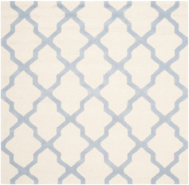 Safavieh Cambridge Cam121F Ivory / Light Blue Rugs - Safavieh - cam121f - 6sq