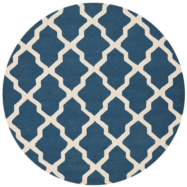 Safavieh Cambridge Cam121G Navy Blue / Ivory Rugs - Safavieh - cam121g - 4r