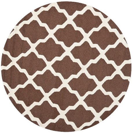 Safavieh Cambridge Cam121H Dark Brown / Ivory Rugs - Safavieh - cam121h - 4r