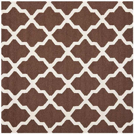 Safavieh Cambridge Cam121H Dark Brown / Ivory Rugs - Safavieh - cam121h - 4sq