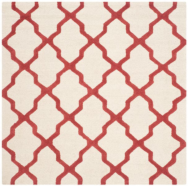 Safavieh Cambridge Cam121I Ivory / Rust Rugs - Safavieh - cam121i - 6sq