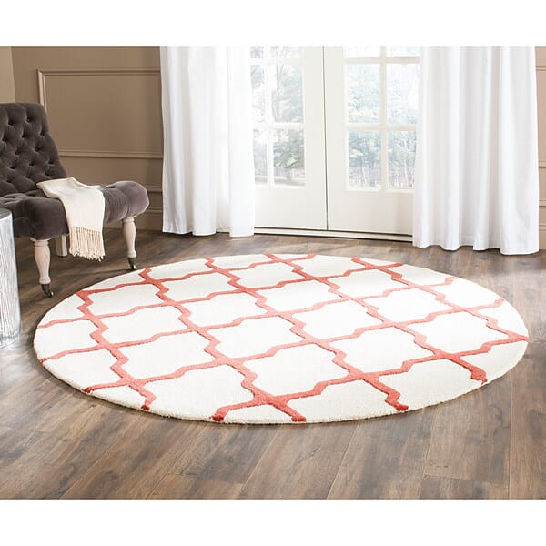 Safavieh Cambridge Cam121I Ivory / Rust Rugs - Safavieh - cam121i - 6sq