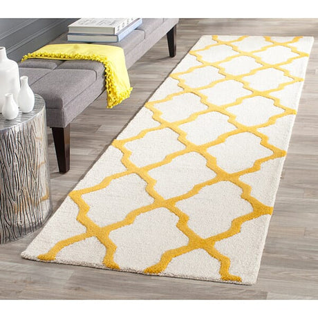 Safavieh Cambridge Cam121U Ivory / Gold Rugs - Safavieh - cam121u - 4sq