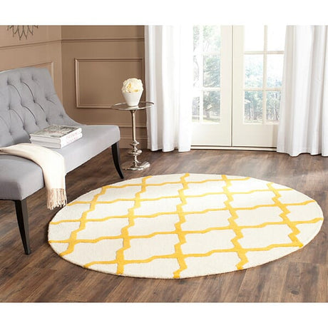 Safavieh Cambridge Cam121U Ivory / Gold Rugs - Safavieh - cam121u - 4sq