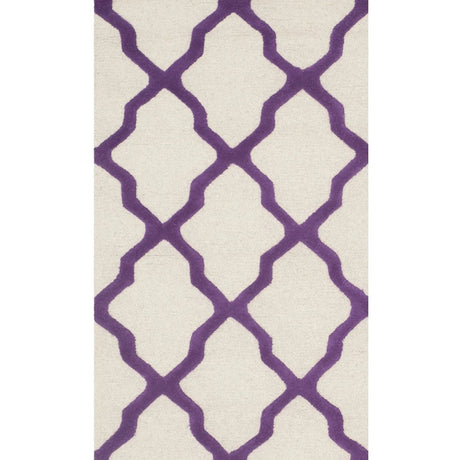 Safavieh Cambridge 2'-6" x 4'-0" Rug in Ivory / Purple