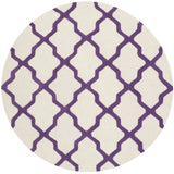 Safavieh Cambridge 6'-0" x 6'-0" Rug in Ivory / Purple