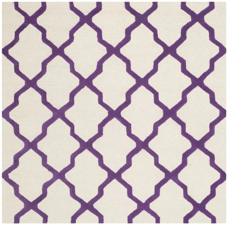 Safavieh Cambridge 6'-0" x 6'-0" Rug in Ivory / Purple