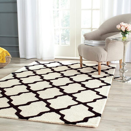 Safavieh Cambridge Cam121W Ivory / Black Rugs - Safavieh - cam121w - 2