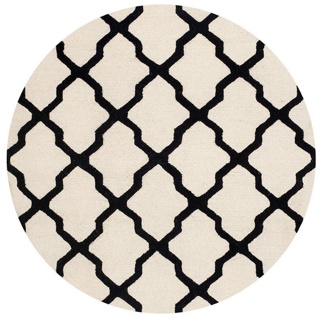 Safavieh Cambridge Cam121W Ivory / Black Rugs - Safavieh - cam121w - 6r