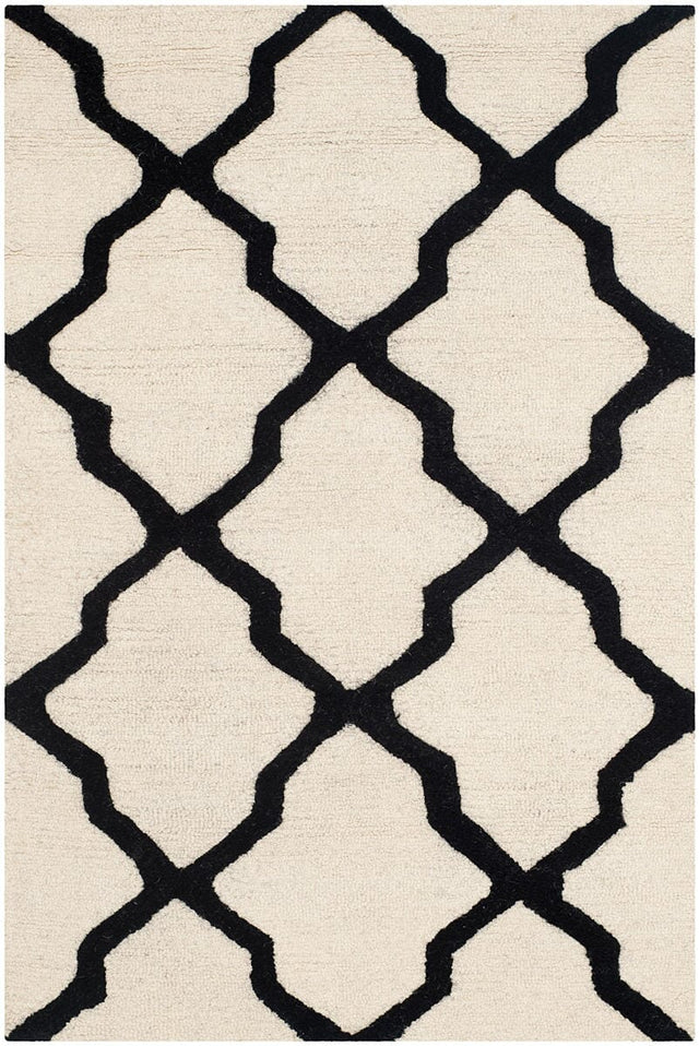 Safavieh Cambridge Cam121W Ivory / Black Rugs - Safavieh - cam121w - 6r