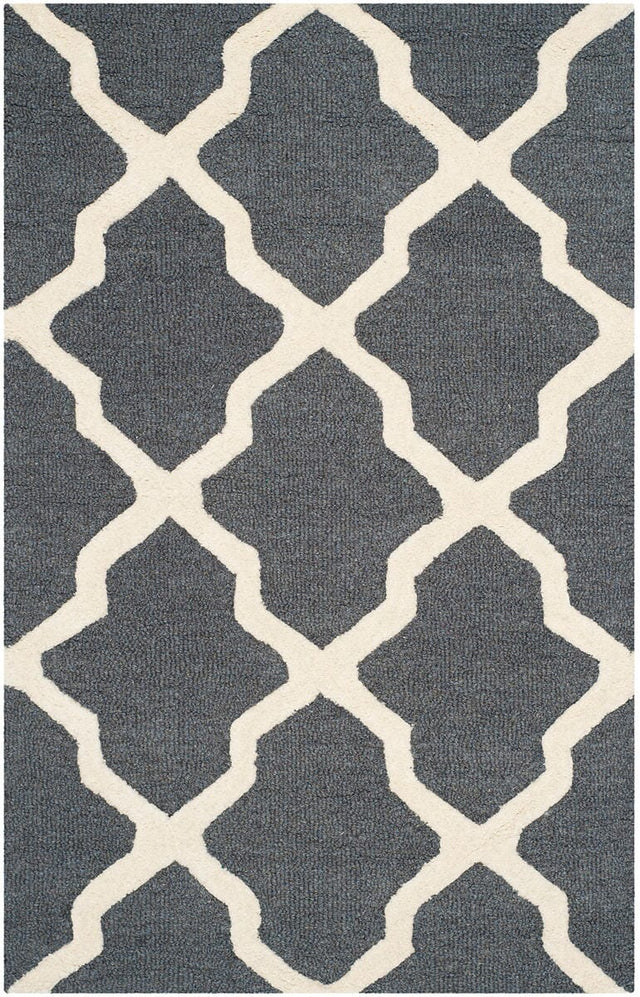 Safavieh Cambridge Cam121X Dark Grey / Ivory Rugs - Safavieh - cam121x - 4r