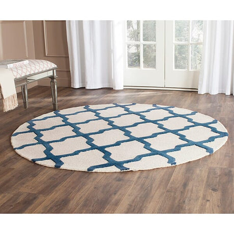 Safavieh Cambridge Cam121Z Ivory / Navy Rugs - Safavieh - cam121z - 6sq