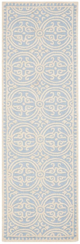 Safavieh Cambridge Cam123A Light Blue / Ivory Rugs - Safavieh - cam123a - 26