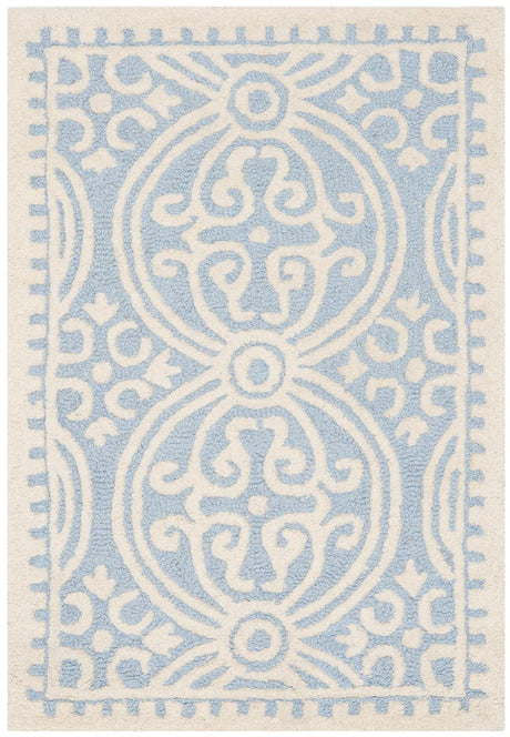 Safavieh Cambridge Cam123A Light Blue / Ivory Rugs - Safavieh - cam123a - 4r