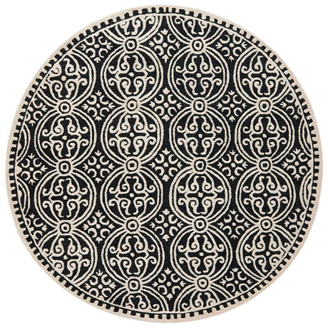 Safavieh Cambridge Cam123E Black/Ivory Rug - Safavieh - cam123e - 10r