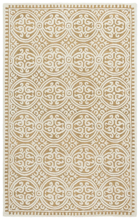 Safavieh Cambridge 4'-0" x 6'-0" Rug in Ivory / Gold