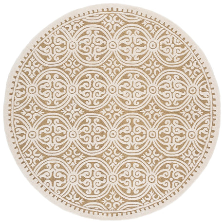 Safavieh Cambridge 6'-0" x 6'-0" Rug in Ivory / Gold