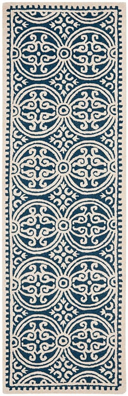 Safavieh Cambridge Cam123G Navy Blue / Ivory Rugs - Safavieh - cam123g - 26