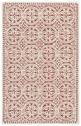 Safavieh Cambridge 4'-0" x 6'-0" Rug in Ivory / Red
