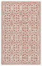 Safavieh Cambridge 4'-0" x 6'-0" Rug in Ivory / Red