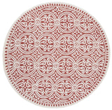 Safavieh Cambridge 6'-0" x 6'-0" Rug in Ivory / Red