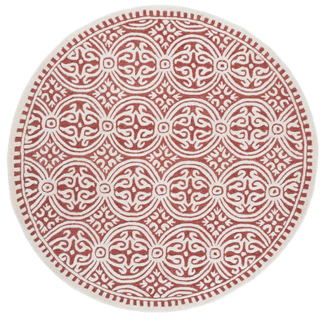 Safavieh Cambridge 6'-0" x 6'-0" Rug in Ivory / Red