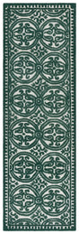 Safavieh Cambridge 2'-6" x 8'-0" Rug in Ivory / Green