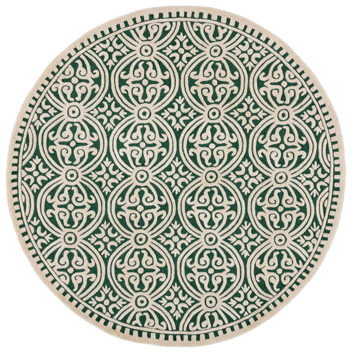 Safavieh Cambridge Cam123Y Dark Green/Ivory Rugs - Safavieh - cam123y - 6r