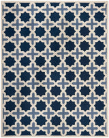 Safavieh Cambridge Cam127A Light Blue / Ivory Rugs - Safavieh - cam127a - 4r
