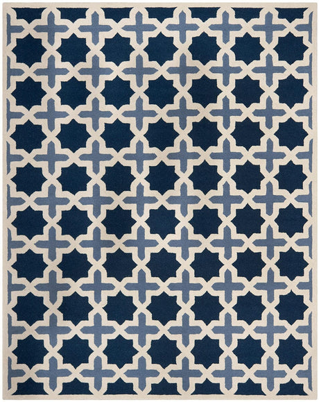 Safavieh Cambridge Cam127A Light Blue / Ivory Rugs - Safavieh - cam127a - 4r